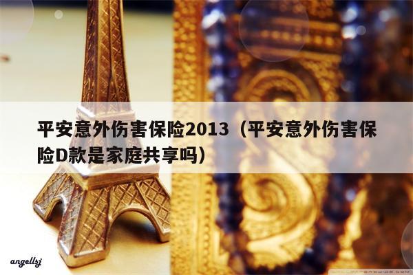 平安意外伤害保险2013（平安意外伤害保险D款是家庭共享吗）