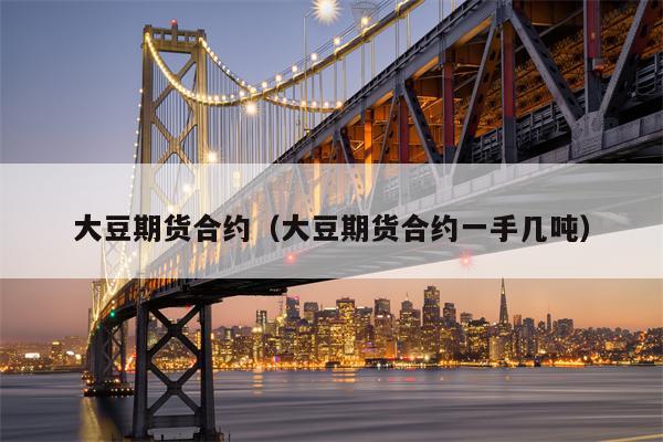大豆期货合约（大豆期货合约一手几吨）