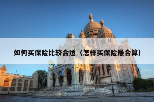 如何买保险比较合适（怎样买保险最合算）