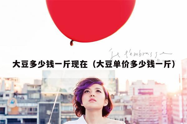 大豆多少钱一斤现在（大豆单价多少钱一斤）
