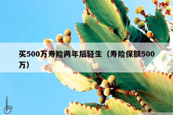 买500万寿险两年后轻生（寿险保额500万）