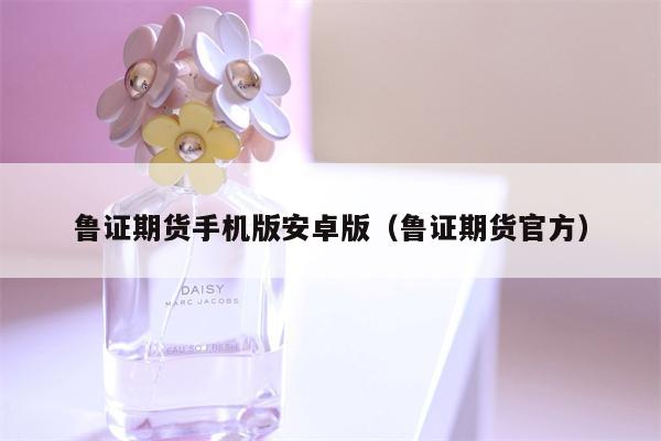 鲁证期货手机版安卓版（鲁证期货官方）