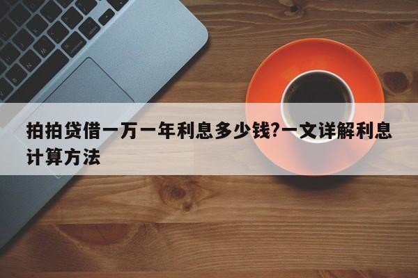 拍拍贷借一万一年利息多少钱?一文详解利息计算方法